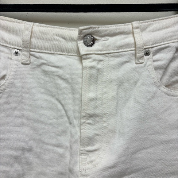 Everlane The Curvy Cheeky Jean In Bone White Crop - Picture 5 of 14